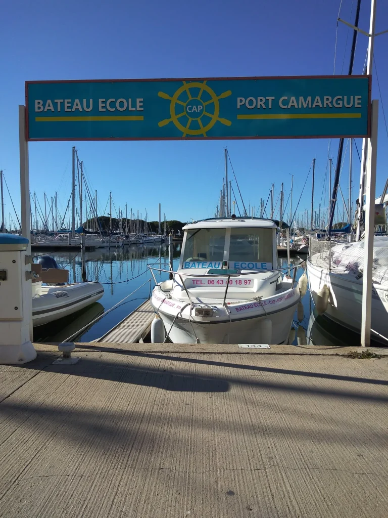 Le Bateau Ecole de Cap pas Cap Port camargue
